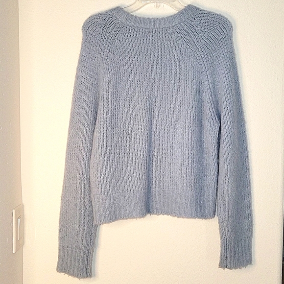 J. CREW Sweater in brushed Italian yarn, Blue, S, GUC - Picture 3 of 10